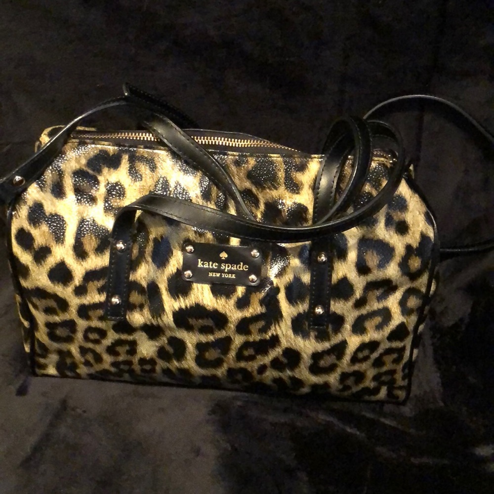 Kate spade cheetah print purse